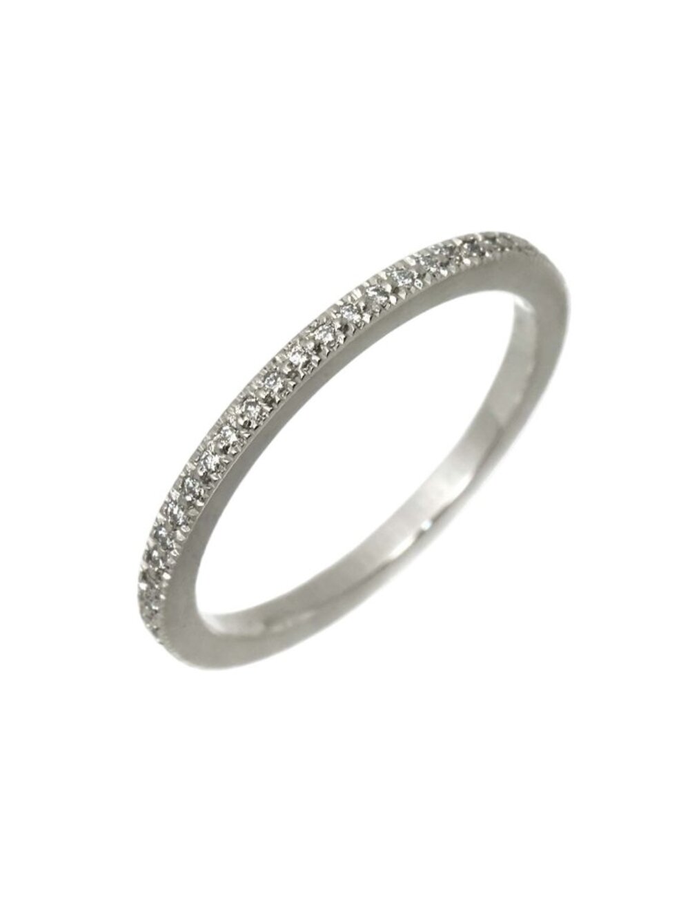 Tiffany & Co Novo Ring Full Diamond Platinum Eternity Half